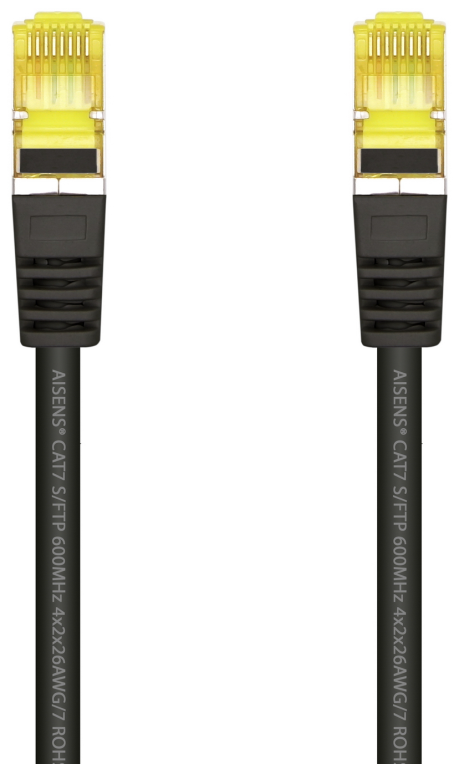Cable de Red RJ45 SFTP Aisens A146-0485 Cat.7/ 50cm/ Negro - Imagen 2