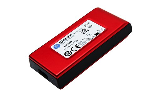 Kingston XS1000 eSSD 2Tb USB 3.2 tipo-C Rojo - Imagen 4