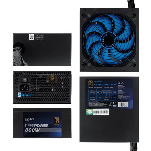 Deepgaming Fuente Alimentacion 800w 80+ bronze - Imagen 3