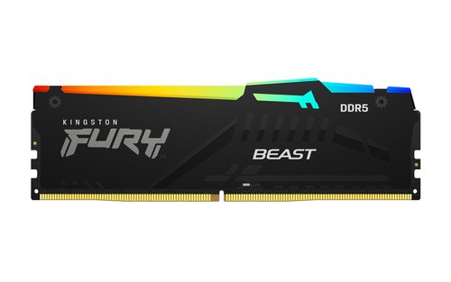 Kingston FURY Beast RGB 16GB/ DDR5/ 6000MHz/ 1.35V/ CL36/ DIMM - Imagen 2