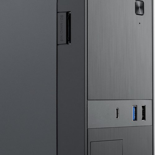 CAJA SOBREMESA MICROATX T310 FA/300SBZ 80+ BLACK COOLBOX - Imagen 3