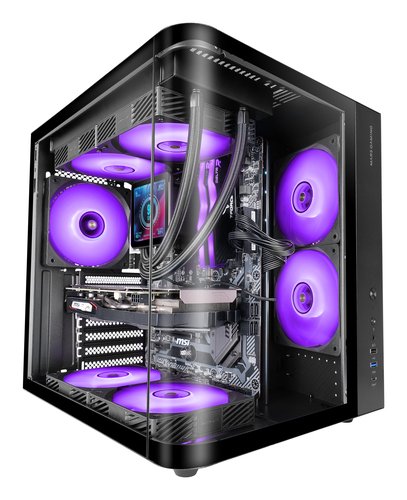 CAJA SEMITORRE ATX MC-CURV NEGRO MARS GAMING