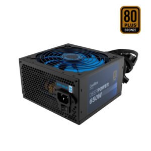Fuente Alimentación 650W Coolbox DeepPower PFC Activo 80+Bronce 4SATA 14cm ATX