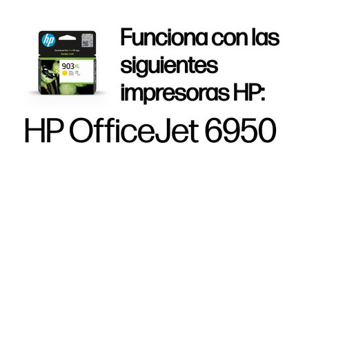 HP 903XL T6M11AE Cartucho Yellow Officejet 6960 - Imagen 2