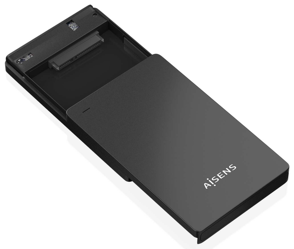 Caja Externa para Disco Duro de 2.5" Aisens ASE-2542B/ USB C/ Sin tornillos - Imagen 3