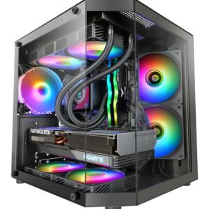 CAJA MINITORRE ATX MC-3TLITE NEGRO MARS GAMING