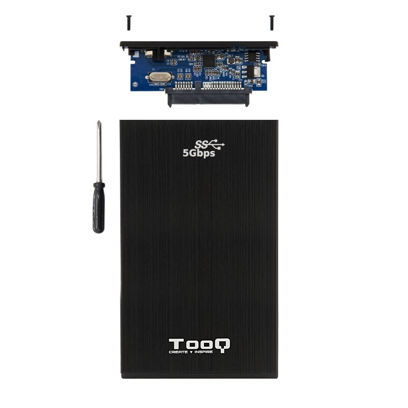 Caja HDD Tooq TQE-2522B 2.5'' SATA USB 3.0 Negra - Imagen 2