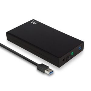 Caja Ext. HDD EWENT EW7056 3,5 SATA USB3.1 Negra