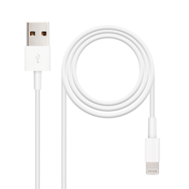 Cable USB Nano Cable USB 2.0 A/M - LIGTHNING IPHONE 1.0 M - Imagen 3