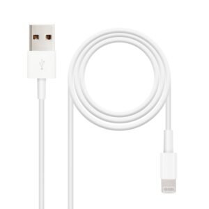 Cable USB Nano Cable USB 2.0 A/M - LIGHTNING IPHONE 2.0M Blanco