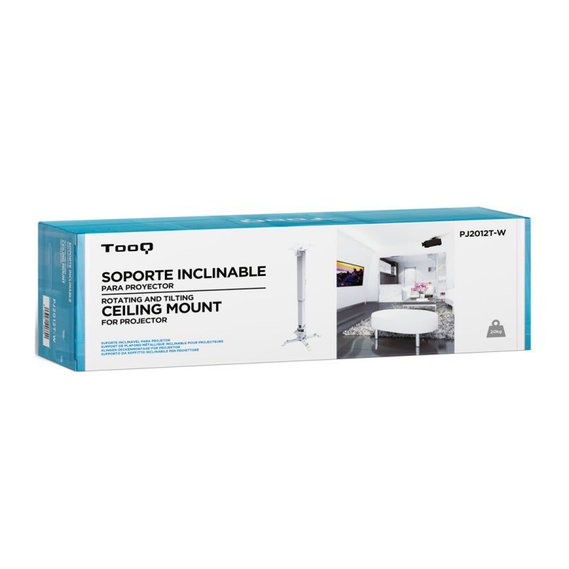 Soporte Proyector Tooq PJ2012T-W MAX.20KG Blanco - Imagen 4