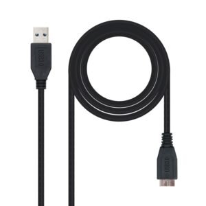 Cable USB Nano Cable USB 3.0 A/M - Micro USB 3.0 B/M 1.0M Negro