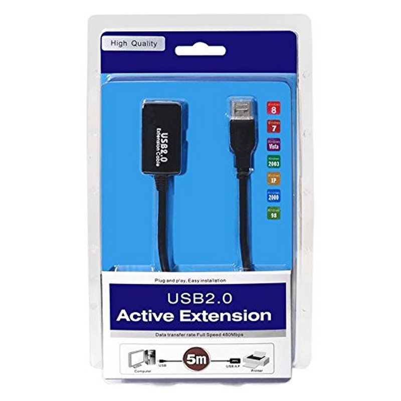 CABLE USB 2.0 PROLONGADOR+ AMPLIFICADOR M/H 5 M. - Imagen 3