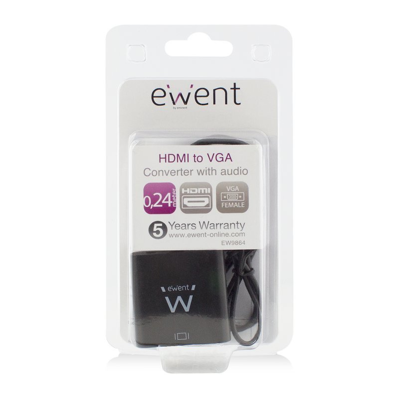 Conversor HDMI a Vga con Audio EWENT EW9864 - Imagen 3