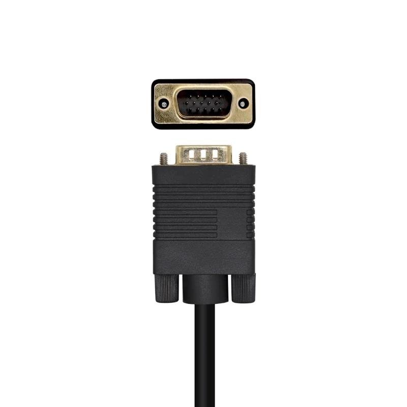 Cable Displayport Macho - VGA Macho/ 2m/ Negro - Aisens A125-0365 - Imagen 2