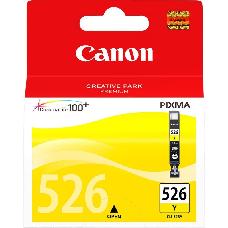 Tinta Canon CLI526Y Amarillo - Imagen 2