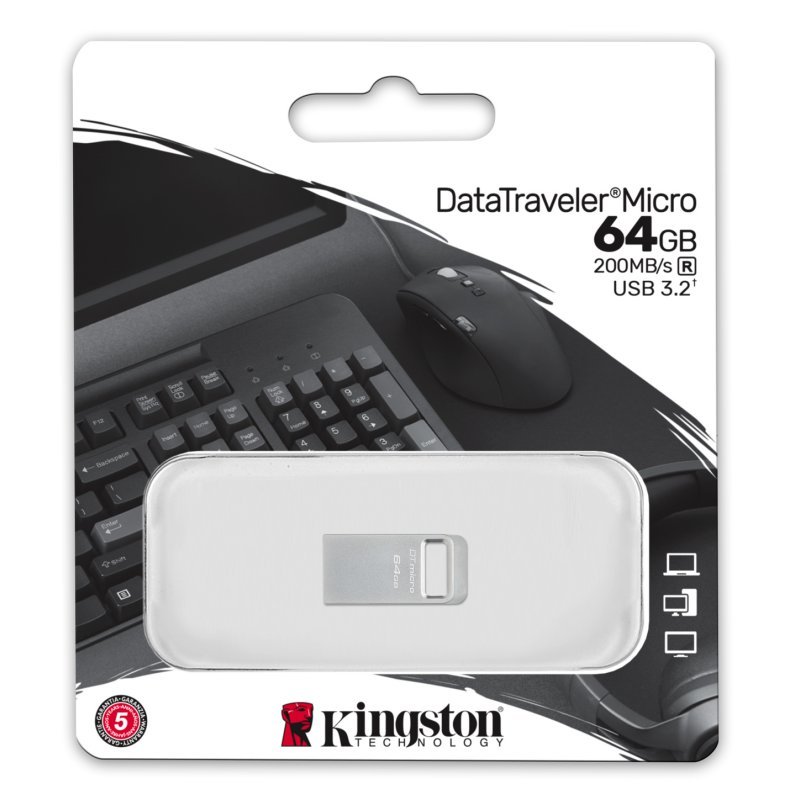 Kingston DataTraveler DTMC3G2 64GB Metal USB3.2 - Imagen 4