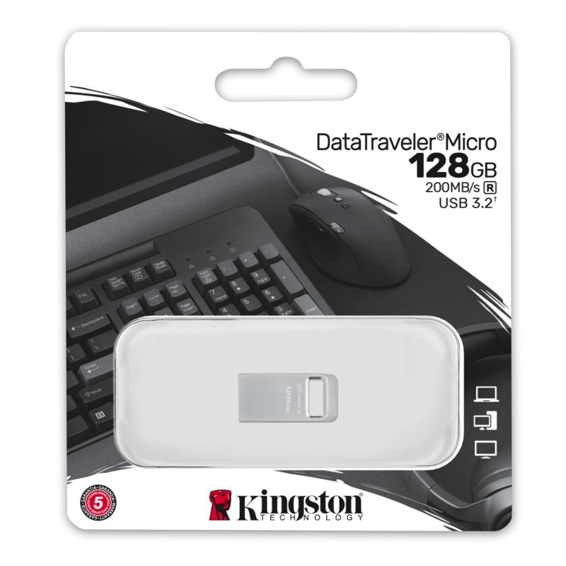 Kingston DataTraveler DTMC3G2 128GB Metal USB3.2 - Imagen 4
