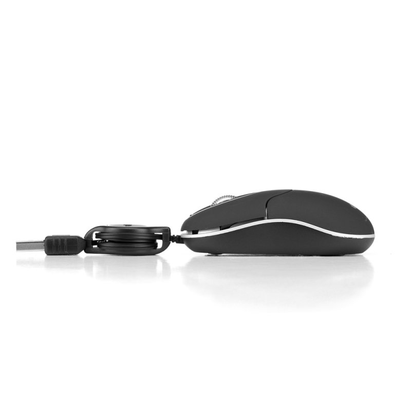 NGS Ratón Retráctil SINBLACK 1000dpi Negro - Imagen 4