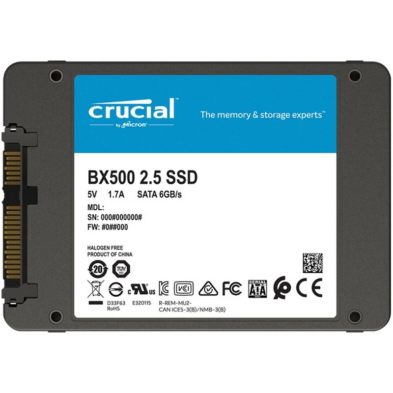 Crucial CT240BX500SSD1 BX500 240GB 2.5" Sata3 - Imagen 2