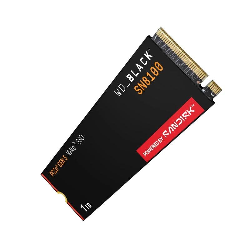 Disco SSD Western Digital WD Black SN8100 1TB/ M.2 2280 PCIe 5.0/ Full Capacity - Imagen 2