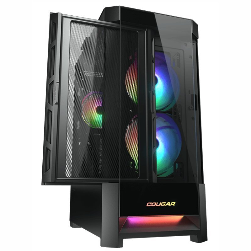 Cougar Caja Semitorre Duoface Rgb Negra - Imagen 2