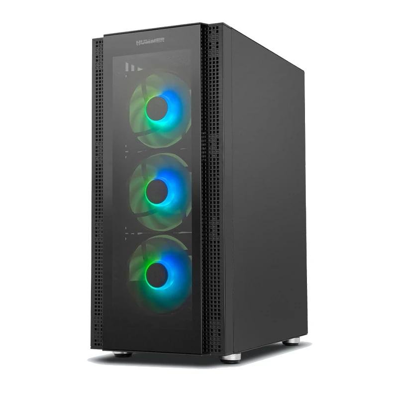 NOX Semitorre HUMMER AERO Hyperflow ARGB Negro - Imagen 2