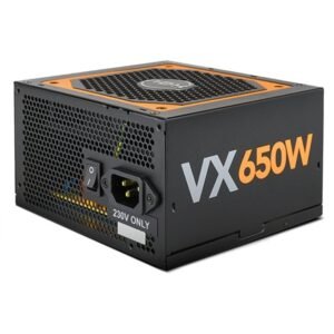 Fuente Alimentación 650W Nox URANO VX PFC Activo 80+Bronze 6SATA 12cm ATX