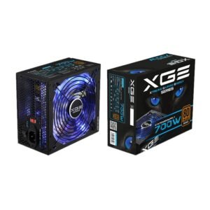 Fuente Alimentación 700W Tooq Gaming PFC-Activo 80+ 8SATA 14CM ATX Led Azul