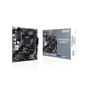 Asus Prime A520M-R  AMD4 2x DDR4 - HDMI, M.2, PCI Express, 4x Sata III, USB 2.0, 3.2, RJ-45, MicroATX
