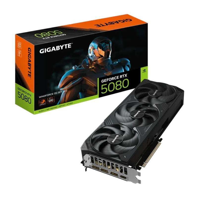 Gigabyte NVIDIA RTX 5080 WF3OC 16GB DDR7 - Imagen 2