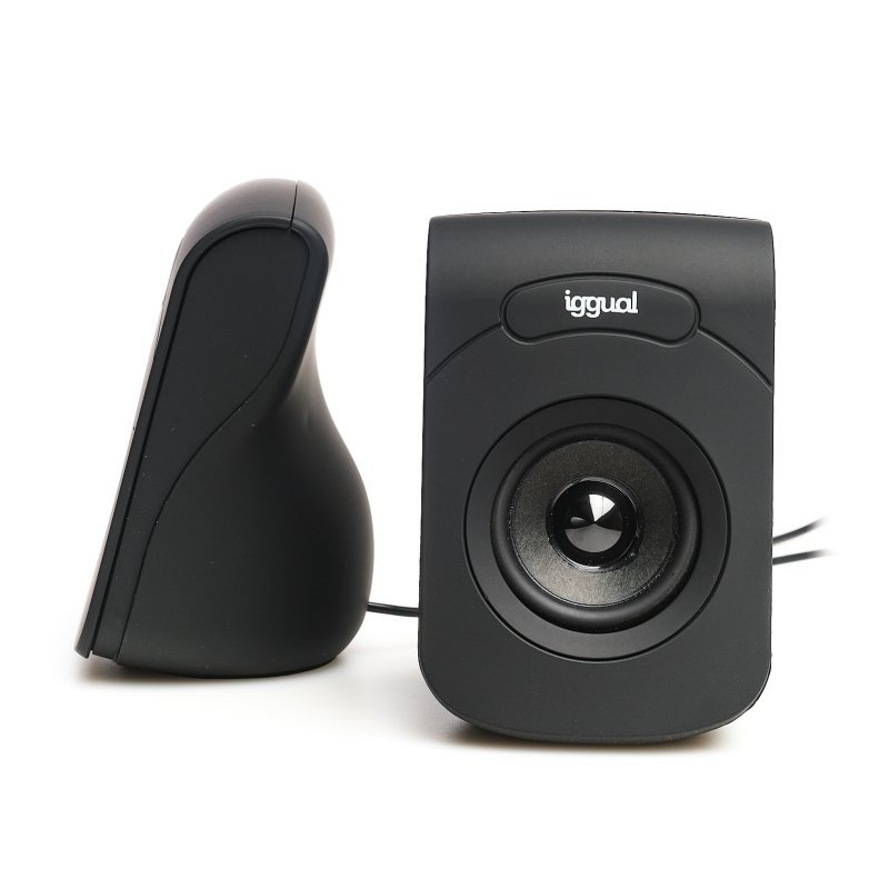 iggual Altavoces 2.0 6W mini-jack + USB - Imagen 2