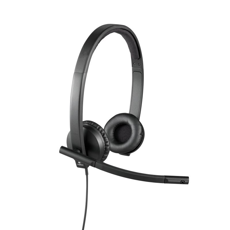 Headset Logitech STEREO H570e ESTEREO USB P/N:981-000575 - Imagen 2
