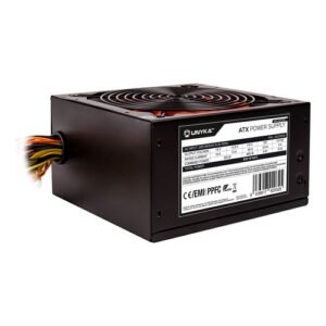 Unykach ATX 550W Gaming 550W ATX 2.3 - PPFC - Ventilador 140mm