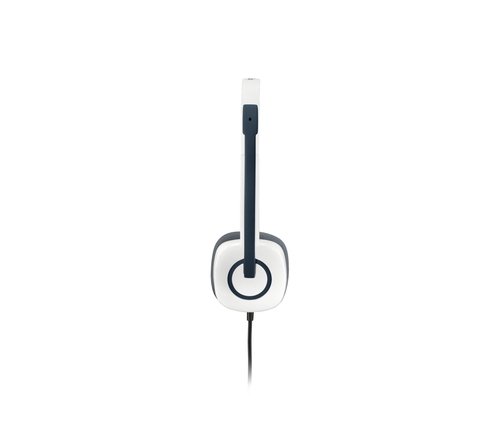 Headset Logitech H150 COCONUT CONEXION JACK P/N:981-000350 - Imagen 4