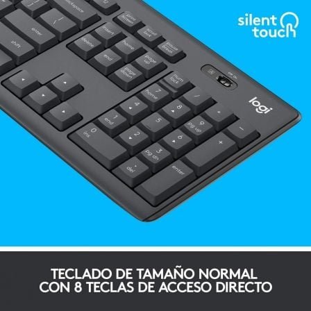 Logitech MK295 Teclado y raton inalambrico Negro - Imagen 2
