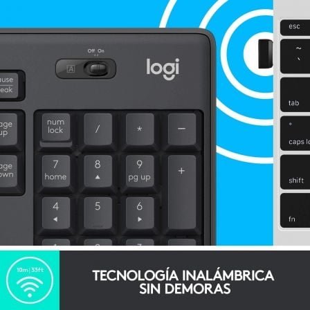 Logitech MK295 Teclado y raton inalambrico Negro - Imagen 3