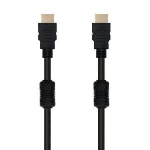 Cable HDMI Nano Cable HDMI A/M - HDMI A/M V1.4 1,8M Alta Velocidad/HEC/FERRITA Negro