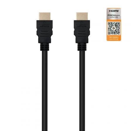 CABLE HDMI V2.0 4K@60Hz 18Gbps, A/M-A/M NEGRO 3m. - Imagen 2
