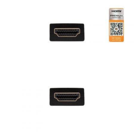 CABLE HDMI V2.0 4K@60Hz 18Gbps, A/M-A/M NEGRO 3m. - Imagen 3
