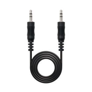 Cable Audio Nano Cable JACK3.5/M - JACK3.5/M Estereo 3,0M Negro