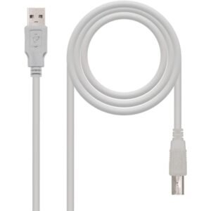 Cable USB Nano Cable USB 2.0 A/M - USB 2.0 B/M 1.8M BEIGE Impresora