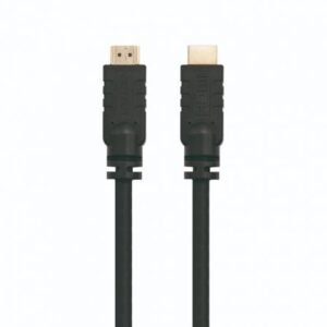Cable HDMI Nano Cable HDMI A/M - HDMI A/M V1.4 15,0M Alta Velocidad/HEC/FERRITA/REPETIDOR Negro