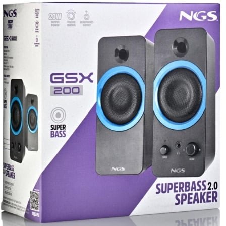 NGS Altavoz Gaming GSX-200 20W Supergraves - Imagen 4