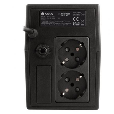 NGS Sai FORTRESS 1200V3, UPS 480W - AVR 2 SHUCKO - Imagen 4