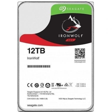 Seagate IronWolf NAS ST12000VN0008 12TB 3.5" SATA3 - Imagen 2