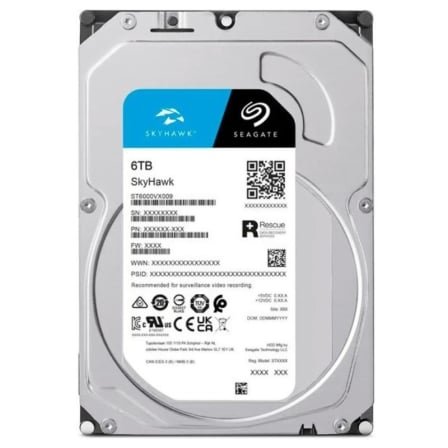 Seagate SkyHawk ST6000VX009 6TB 3.5" SATA3 - Imagen 2