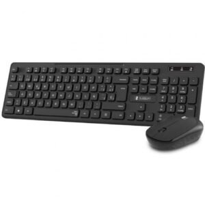 TECLADO + RATON BUSINESS SLIM SILENCIOSO WIRELESS NEGRO SUBBLIM