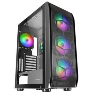 MARS GAMING CAJA MC-KX E-ATX XL  5X 12CM BLACK