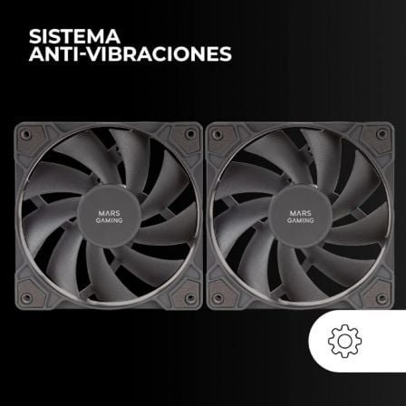 MARS GAMING Ventilador MF-PROX2 silencioso Black - Imagen 3